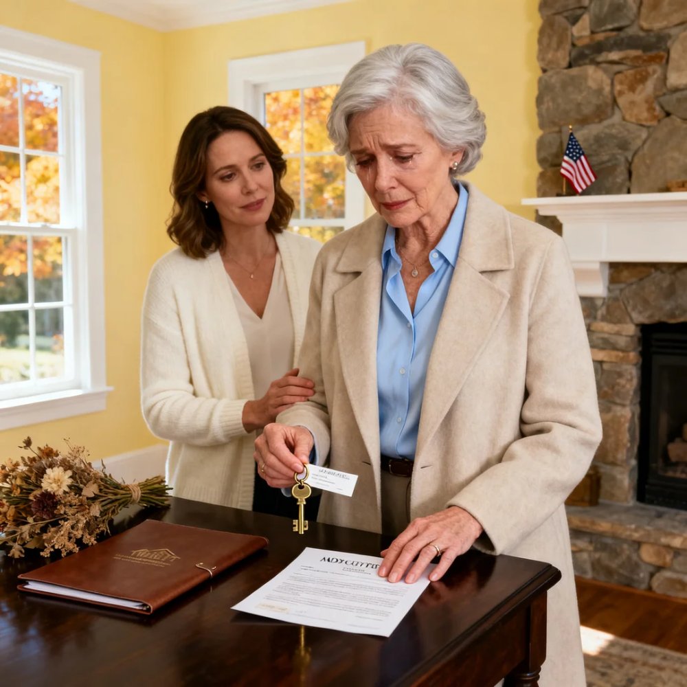 LA-She was about to donate her late husband’s old coat when she found a key and a piece of paper with an address in the pocket. What she found there…