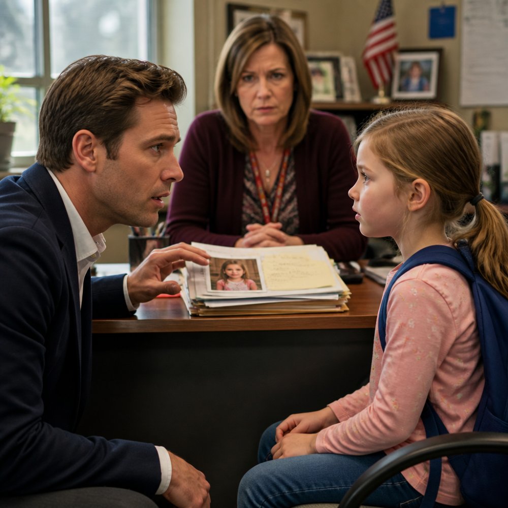 LA-The school called. “Your daughter hasn’t been picked up. It’s been three hours.” I said: “I don’t have a daughter. I’m 28 and single.” They said: “Your mother told us to call you. If you don’t come, we’re calling the police.” I drove to the school in shock. Then I walked into the office…
