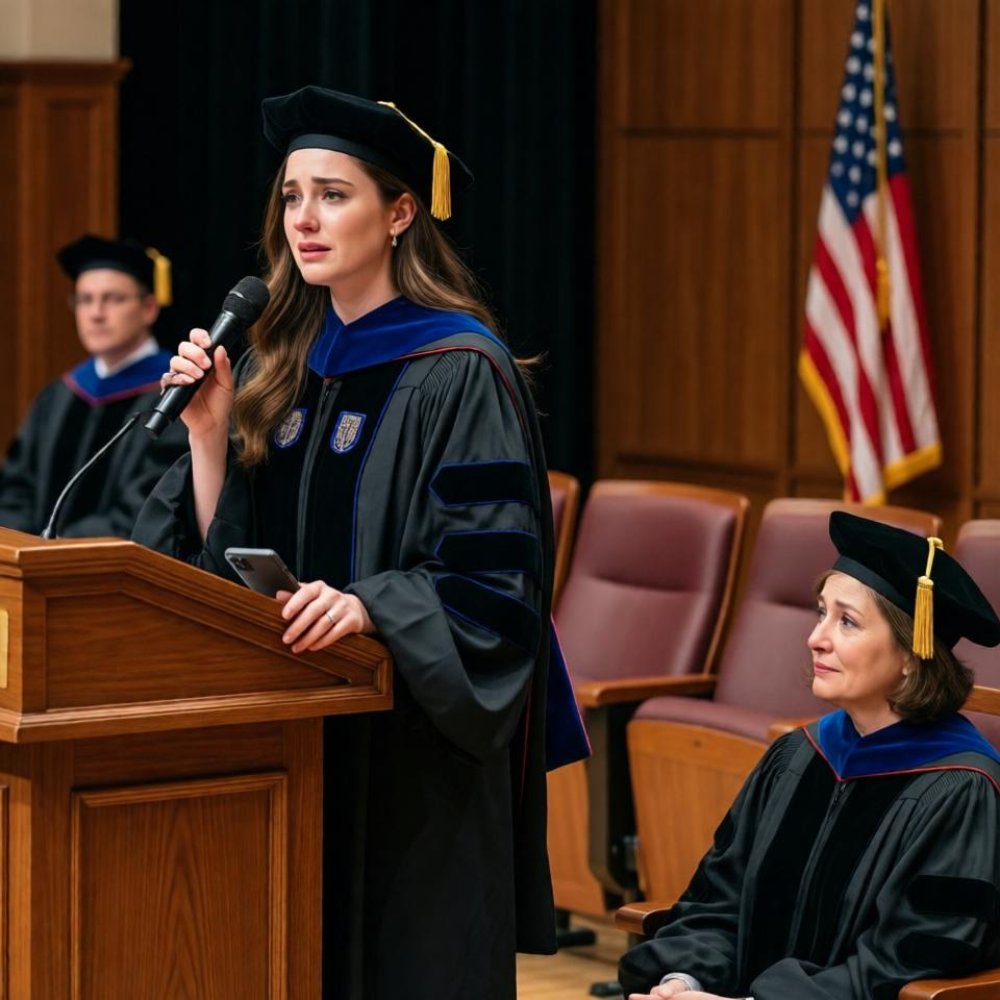 LA-I stood at the podium, valedictorian speech ready. Three empty seats where my family should be. Mom texted: “Sorry, Amber’s surprise party can’t be moved.” I gave my speech anyway. It was about family disappointments. The university posted it online. Five million views later…