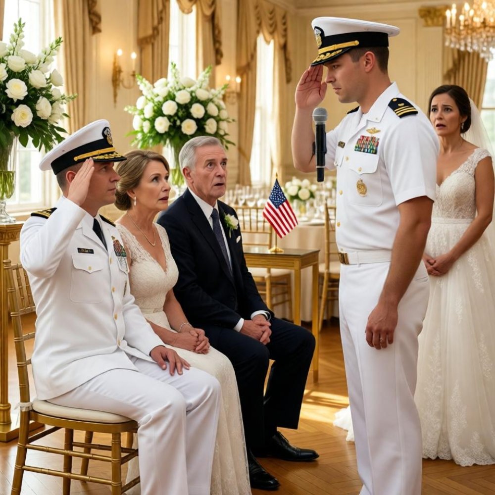 LA-At my sister’s wedding, I saw my parents again after 18 years — since they abandoned me. “Be grateful Natalie still pities you,” they sneered. Then the groom grabbed the mic, smiled, and said, “Admiral Hayes — front row.” Their faces went pale.
