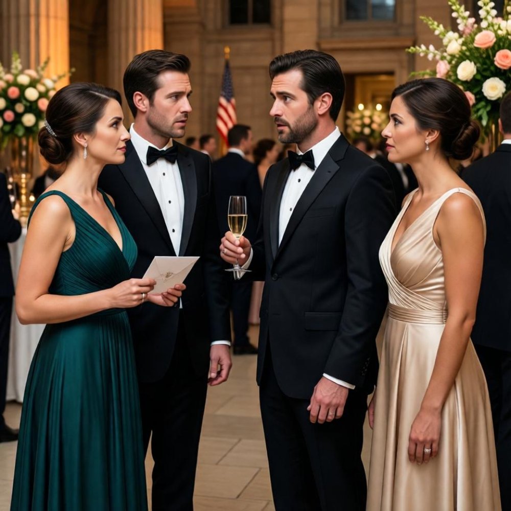 LA-When my husband said, “i invited my college ex to your sister’s engagement gala — she’s practically family. if you trust me, you’ll get it,” i smiled and said, “of course, darling.” then i secretly asked her husband to be my plus-one. let’s just say the Royal Ontario Museum witnessed a night nobody will ever forget — for all the right reasons.