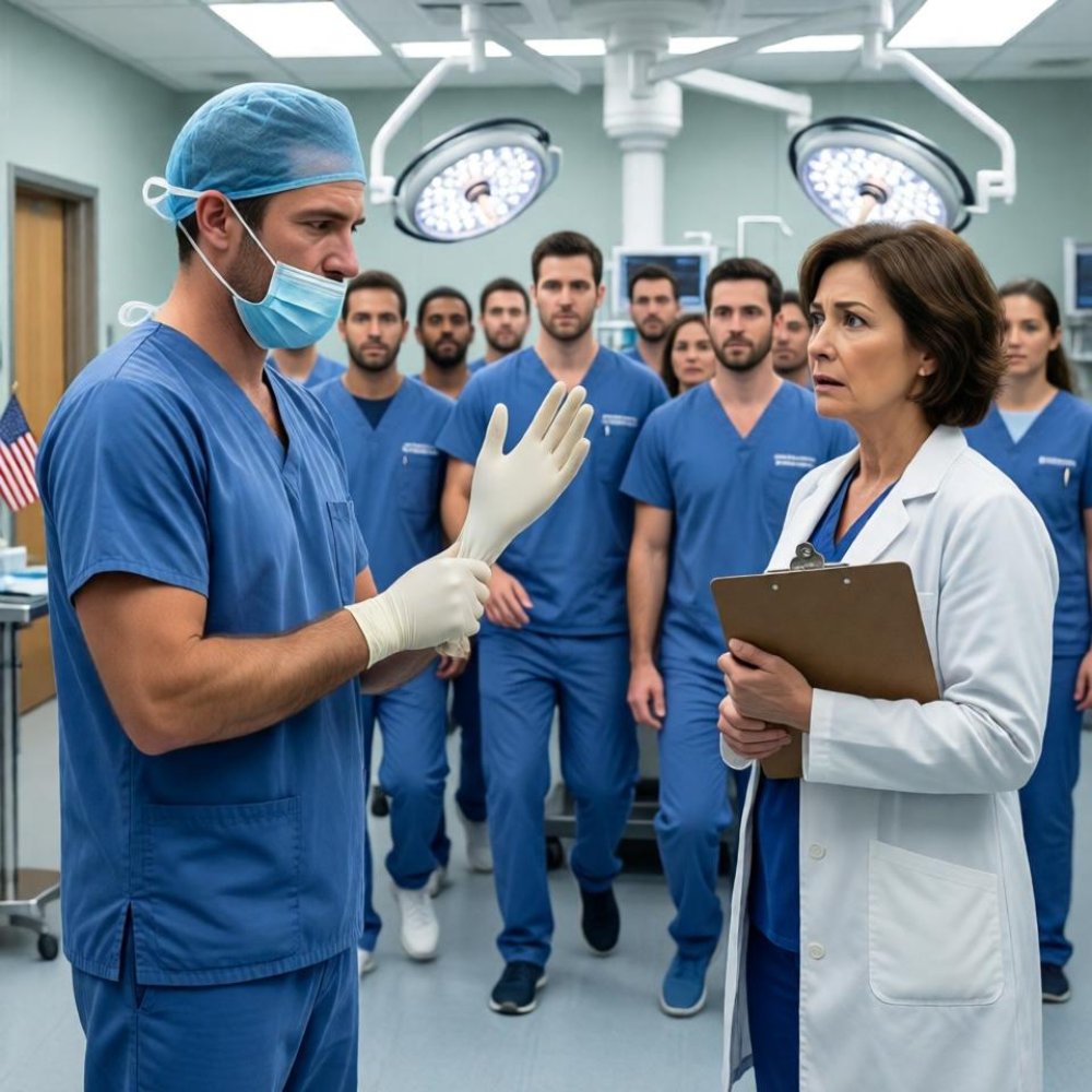 LA-My sister, the chief of surgery, suspended my privileges in front of the whole department. instead of fighting back, i removed my gloves and said, “understood.” one by one, seventeen staff members stood up and walked out with me. the OR went silent — until someone whispered, “call risk management. now!”