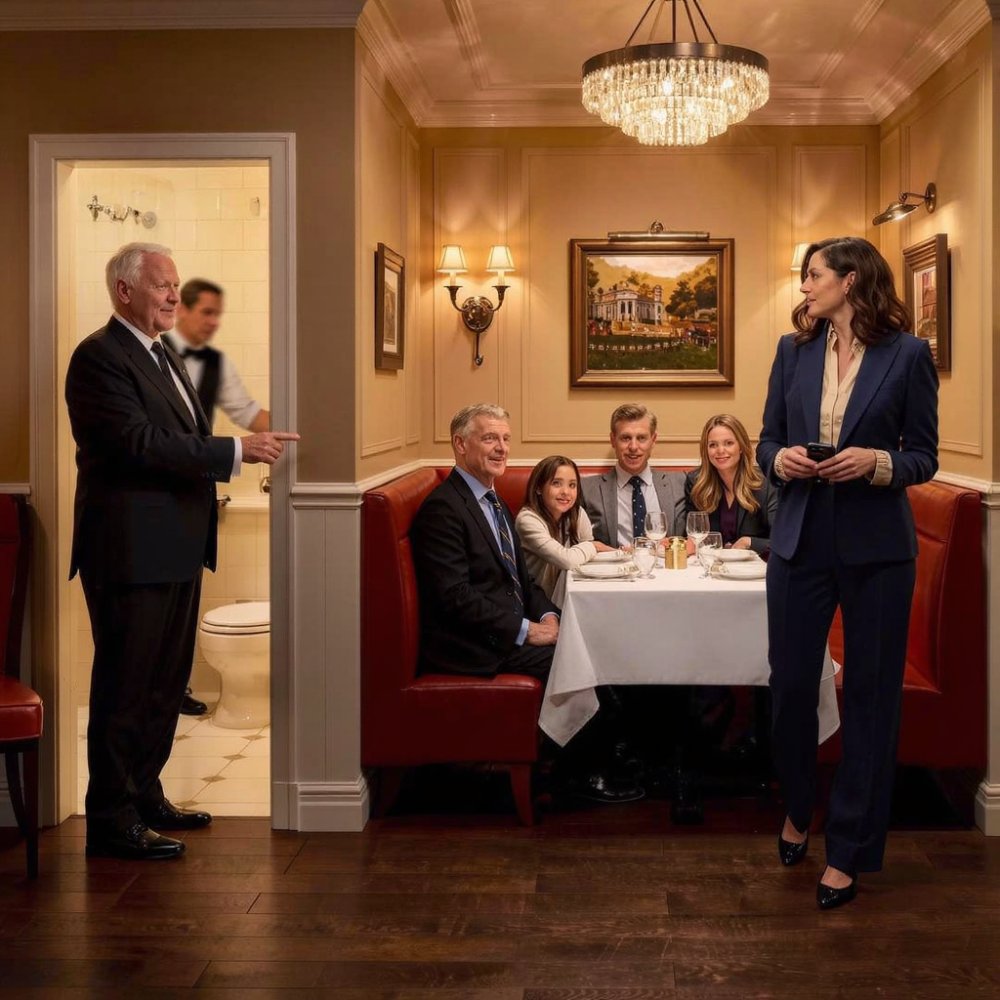 LA-My father invited me to a fancy family dinner but told me to sit by the bathroom. My siblings laughed. “haha, perfect spot for you.” I quietly got up and left. They started calling me desperately. I replied, “stay right there… your gift is on the way.”