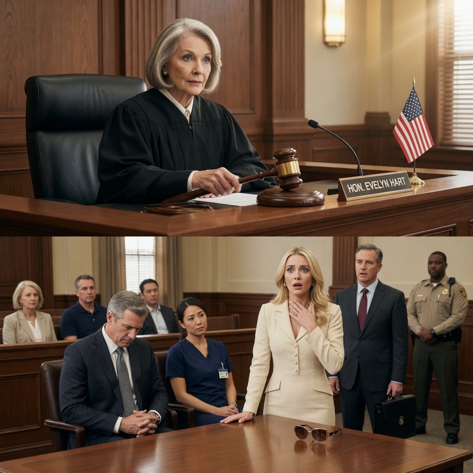The millionaire CEO’s daughter laughed at a no-nonsense TV judge in front of the whole courtroom, certain her last name could buy her way out of anything. Ten seconds later, the judge looked up, asked one quiet question, and the smile vanished from her face.