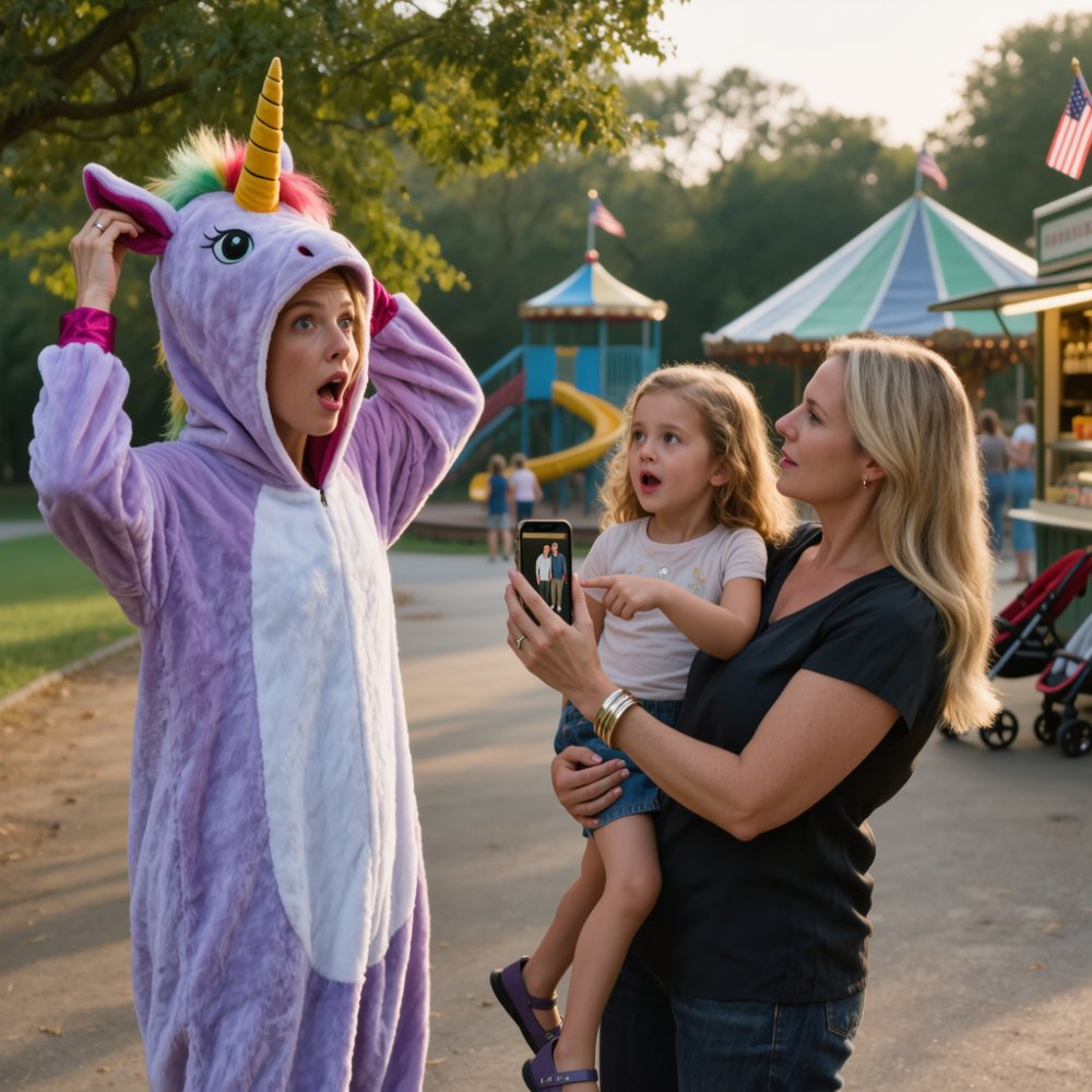 LA-I’ve been with my boyfriend for 6 years and we were planning our wedding. He worked weekends to save money, so i took a side job as a theme park mascot. Then a lost 5-year-old girl cried, “i want mommy!” I helped her find her parents… but when i saw them, i froze…