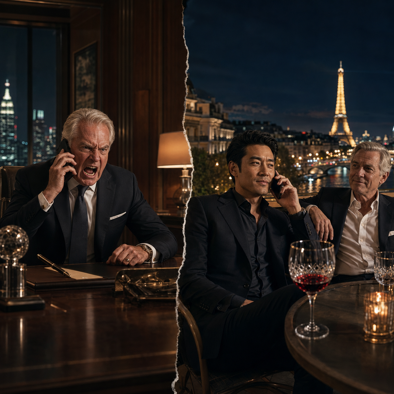 I was in Paris on my first approved vacation in six years when my wife’s father called and fired me over the phone. I listened for a few seconds, then looked at the man sitting beside me at the resort bar and raised my glass. By Monday morning, my father-in-law would realize he had fired the wrong person at the worst possible time.