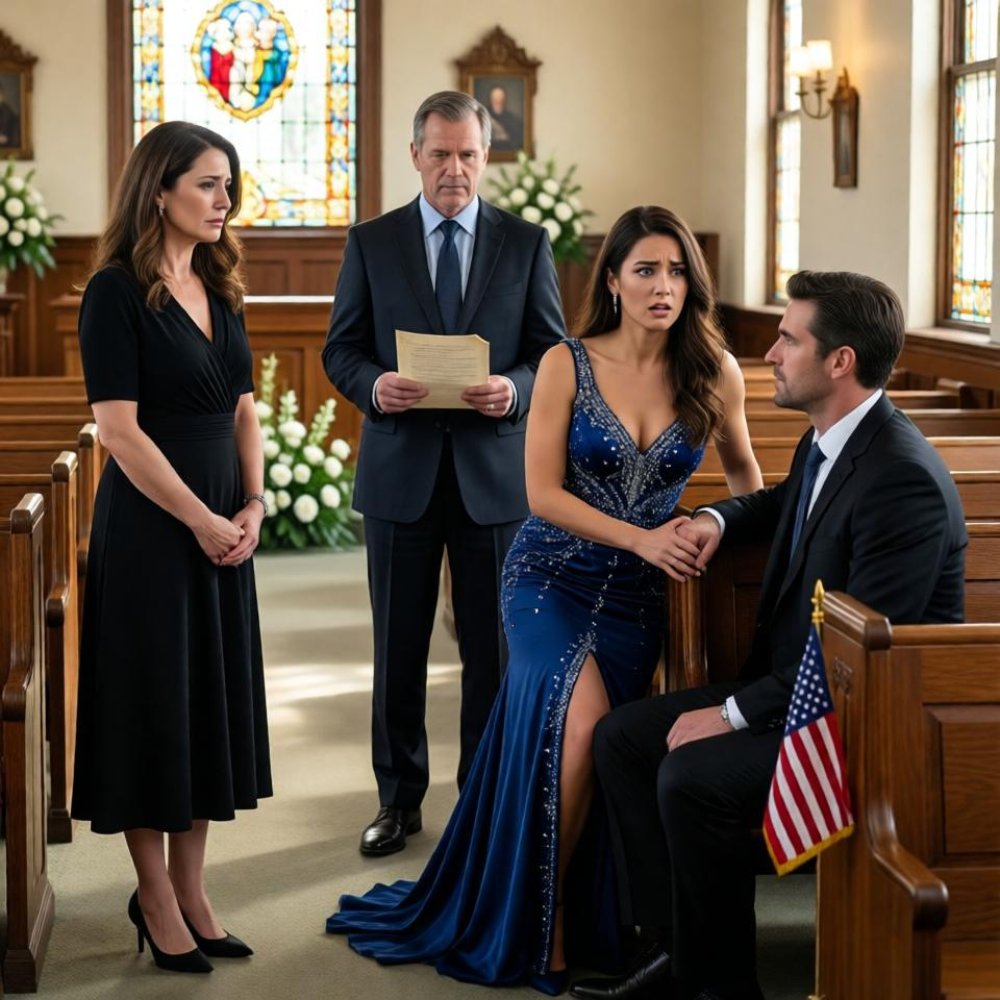 LA-She wore my missing Versace dress to my father’s funeral. Sat in the family row. Held my husband’s hand. “I’m practically family now,” she announced. The lawyer began reading the will: “To my daughter Natalie, who called me yesterday about her husband’s affair…” My husband went pale. The mistress ran.