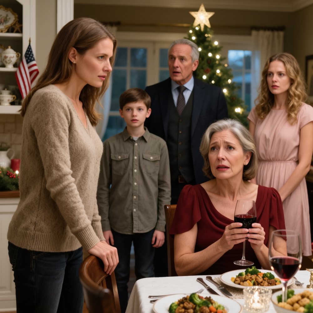 LA-My mom said: “we’re ashamed of you” at christmas dinner – then laughed in front of everyone. but i stood up and said something that made her burst into tears. she couldn’t stop crying echoes of life