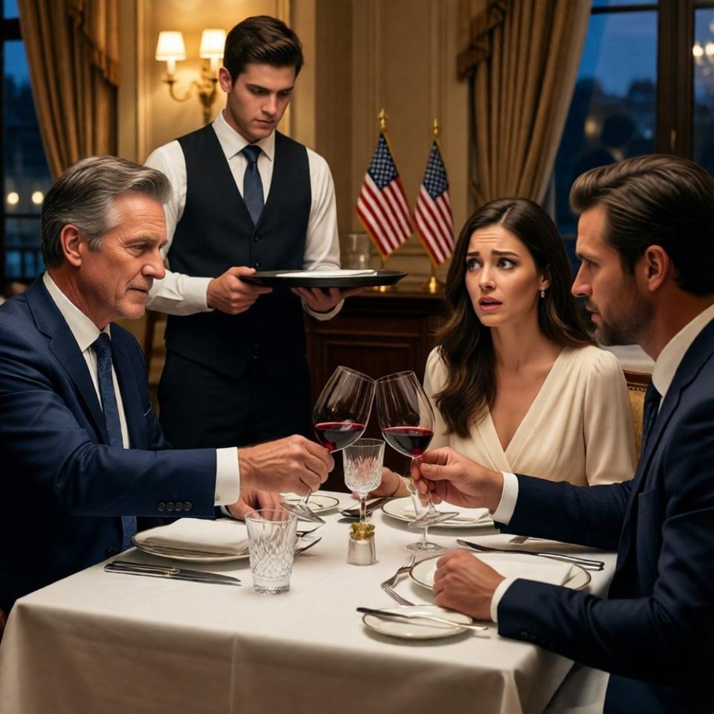 LA-I sold my company for $60 million and went out to celebrate with my daughter and her husband at the most luxurious restaurant in the city. while i stepped away to take a call, a waiter rushed over and quietly warned me that my drink had been tampered with by my own daughter. i returned to the table, kept my composure, and switched our glasses without anyone noticing…