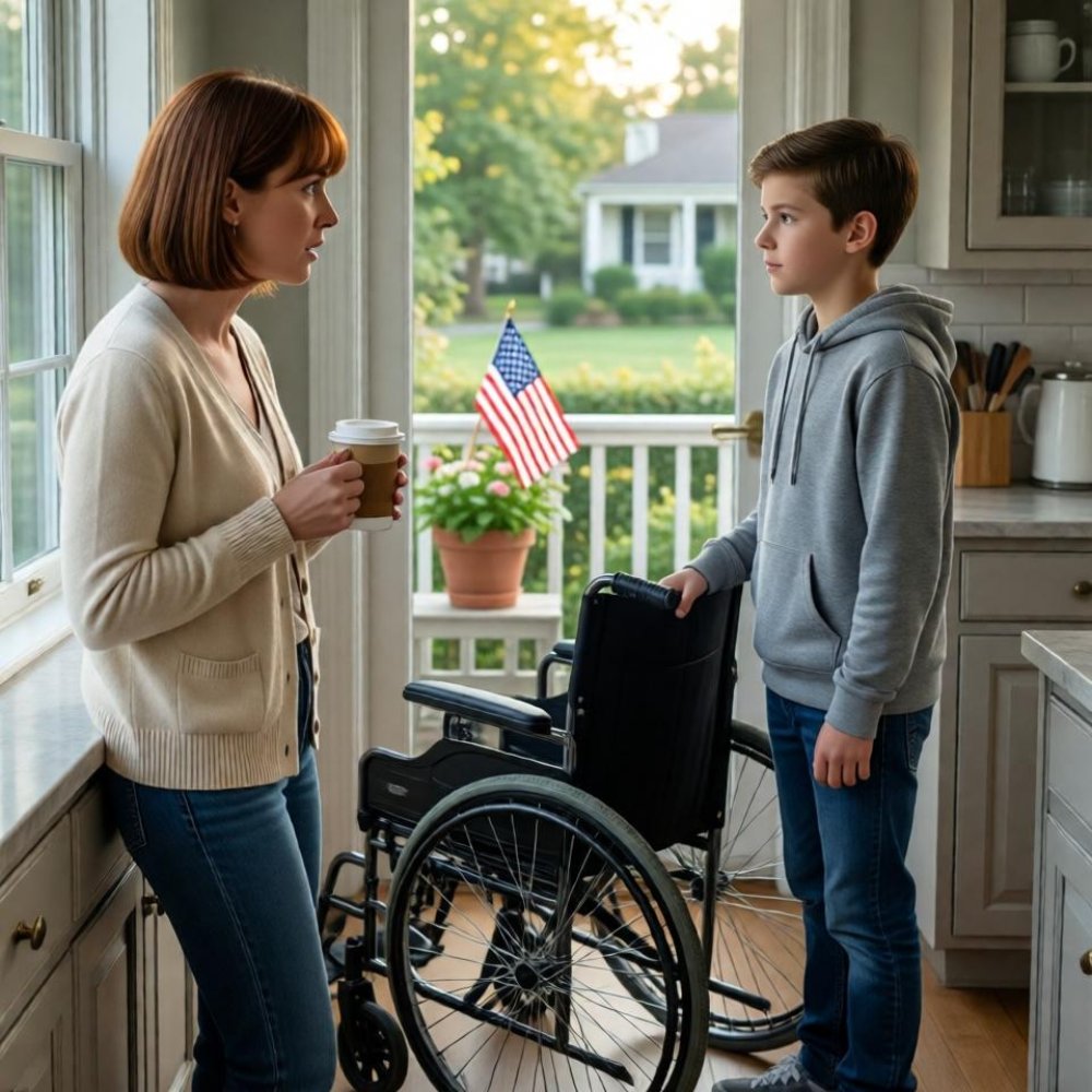 LA-My husband left for his business trip, leaving his totally silent stepson in my care. the moment his car turned the corner, my stepson stood up, walked over to me, and quietly told me…
