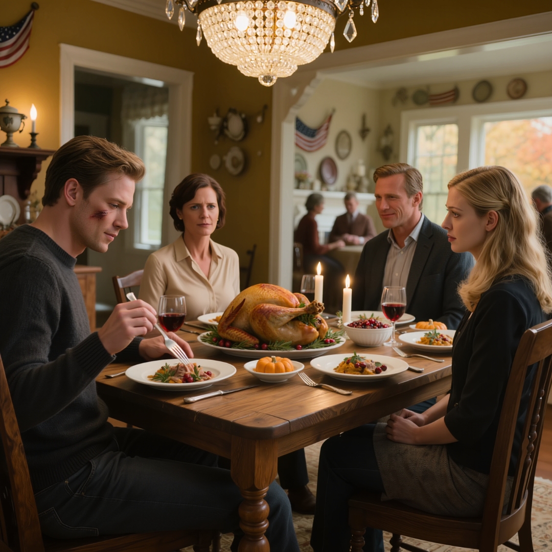 “You’re just a burden,” my mother snapped at Thanksgiving dinner. “You always have been.” My brother laughed, leaned back in his chair, and said, “At least I make this family proud.” I looked at both of them, then at the house I had quietly helped keep standing for years. I set my fork down and left before dessert. Weeks later, Dad called with one question he should have asked his “pride and joy” first.