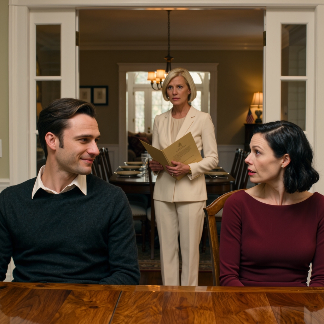 At dinner, my wife looked me straight in the eye and said, “I’m leaving you.” I folded my napkin, smiled, and let her think she was still in control. Then the door opened behind her, and the moment she saw who walked in, all the color left her face.