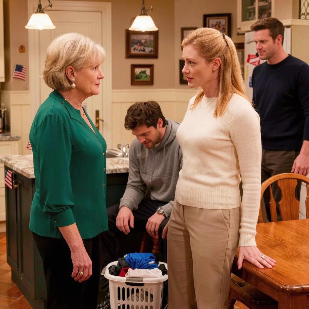 Three days after I married into my husband’s family, my mother-in-law ordered me to wash my brother-in-law’s clothes like I had joined the family to become their maid. When I refused, she snapped, “You were raised with no manners.” The whole room waited for me to lower my head and apologize. Instead, I looked at her and said one sentence that made everyone at the table go silent.