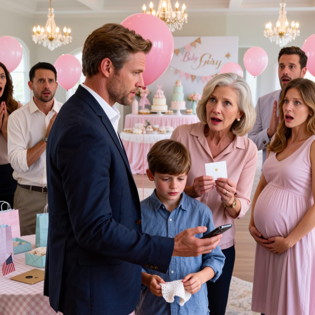 My sister’s baby shower invitation said, “Gifts must be at least $5,000.” I showed up with a $50 Target gift card, and my mother announced in front of everyone, “Some people just don’t value family.” The room went quiet, waiting for me to look embarrassed. Instead, I smiled, opened my phone, and changed one thing they had completely forgotten was still in my hands. Twenty minutes later, the realtor called about their dream house — and suddenly, nobody was talking about my gift card anymore.