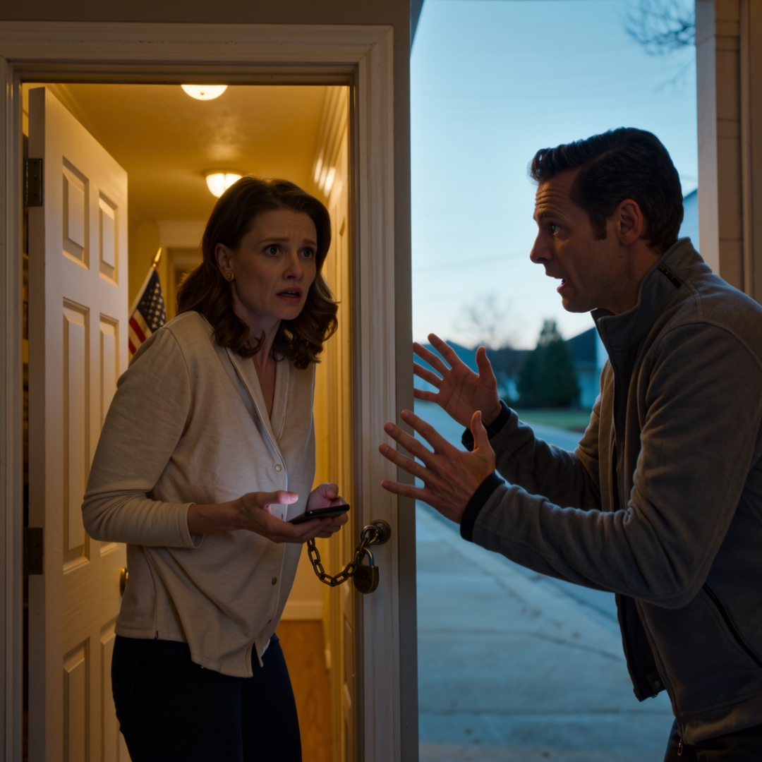 My neighbor knocked on my door at 5 a.m., pale and shaking. “Don’t go to work today,” he said. “Just trust me.” I asked what he knew, but he only glanced toward the street and whispered, “You’ll understand by noon.” At 11:30, my phone rang. It was the police, asking if I was still at home.
