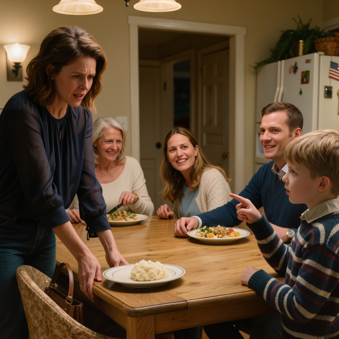 At dinner, my nephew spat into my plate and said, “Dad says you deserve it.” Everyone laughed like I was supposed to sit there and swallow the humiliation with the rest of the meal. I stood up, pushed in my chair, and left before they could turn it into another joke. That night, my mom texted, “Don’t contact us again.” My brother-in-law answered with a thumbs-up. I looked at the message, opened one account they had forgotten was still tied to me, and changed one small thing. By 11:42 p.m., the group chat was exploding.