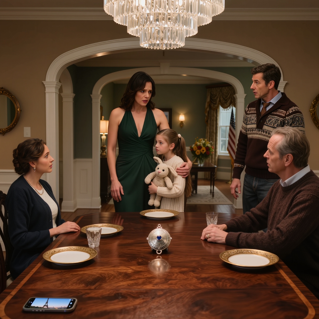 At Thanksgiving, my brother smirked at my adopted daughter and said, “Only real grandkids get family heirlooms.” My little girl went quiet, and everyone at the table looked away. I smiled and said, “That’s okay. We’ll make our own traditions.” Two days later, he asked why the money he expected from me never came — so I sent him one photo that made the family group chat go silent.