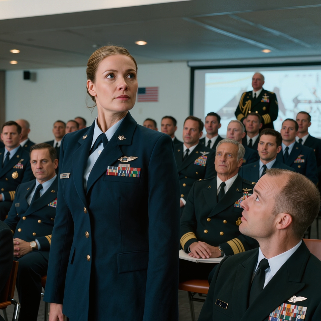The SEAL captain shouted, “I need a sniper with classified clearance.” I stood up before the room could even react. My father, a decorated general, looked at me and laughed. “Sit down,” he said. “You’re a nobody.” The captain didn’t laugh. He only looked at me and asked, “Call sign?” I said, “Ghost-Thirteen.” The room went silent, and every bit of color left my father’s face.