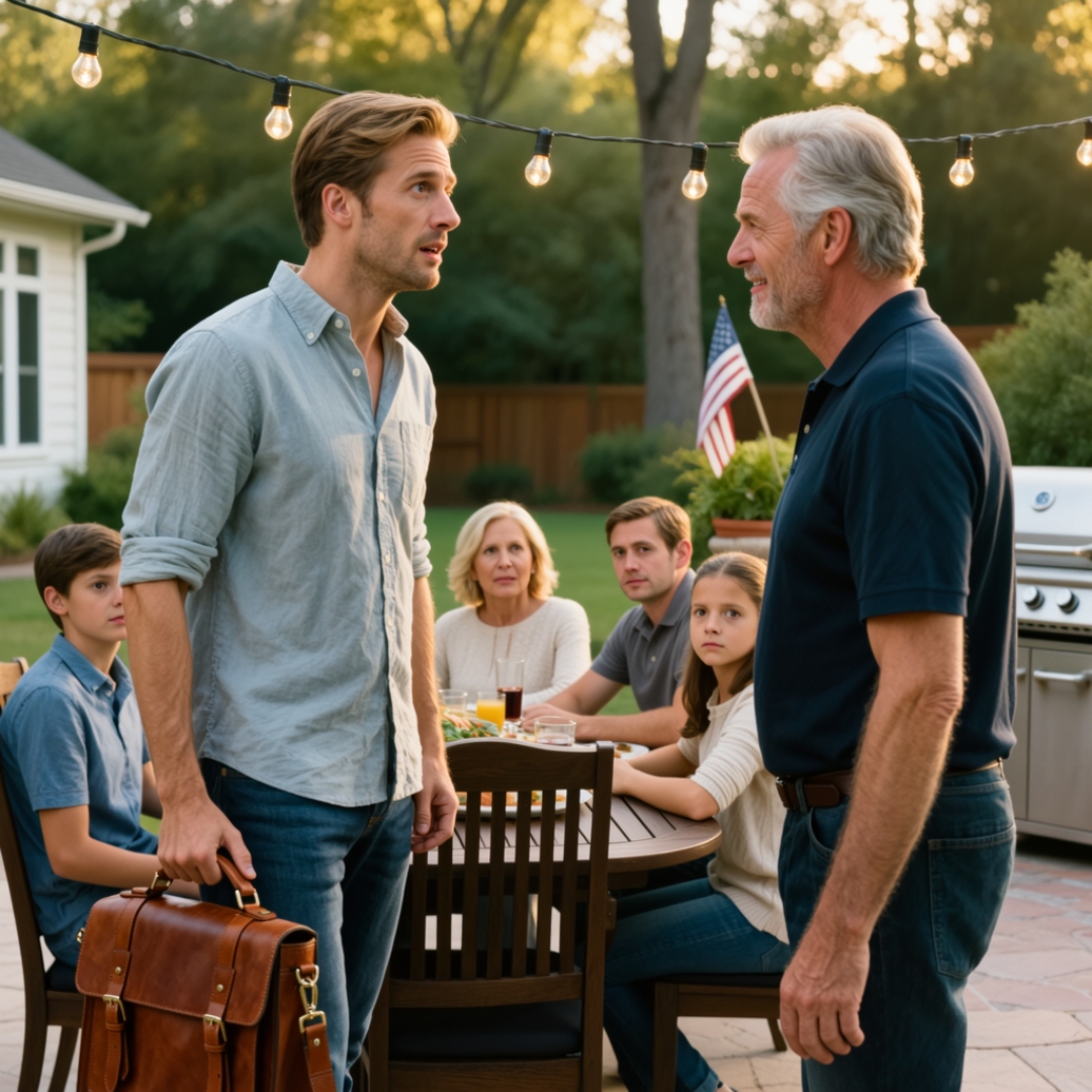 At a family meeting, I smiled and said, “I can’t wait for our vacation.” My father laughed before I even finished. “It’s family only,” he said. “So not you.” Everyone at the table laughed like excluding me was the joke they had all been waiting to enjoy. I picked up my purse and left. Five days later, my mom tried to use the card she had been counting on for the trip. The payment didn’t go through. Then my message appeared on her phone: “Pay without me.”