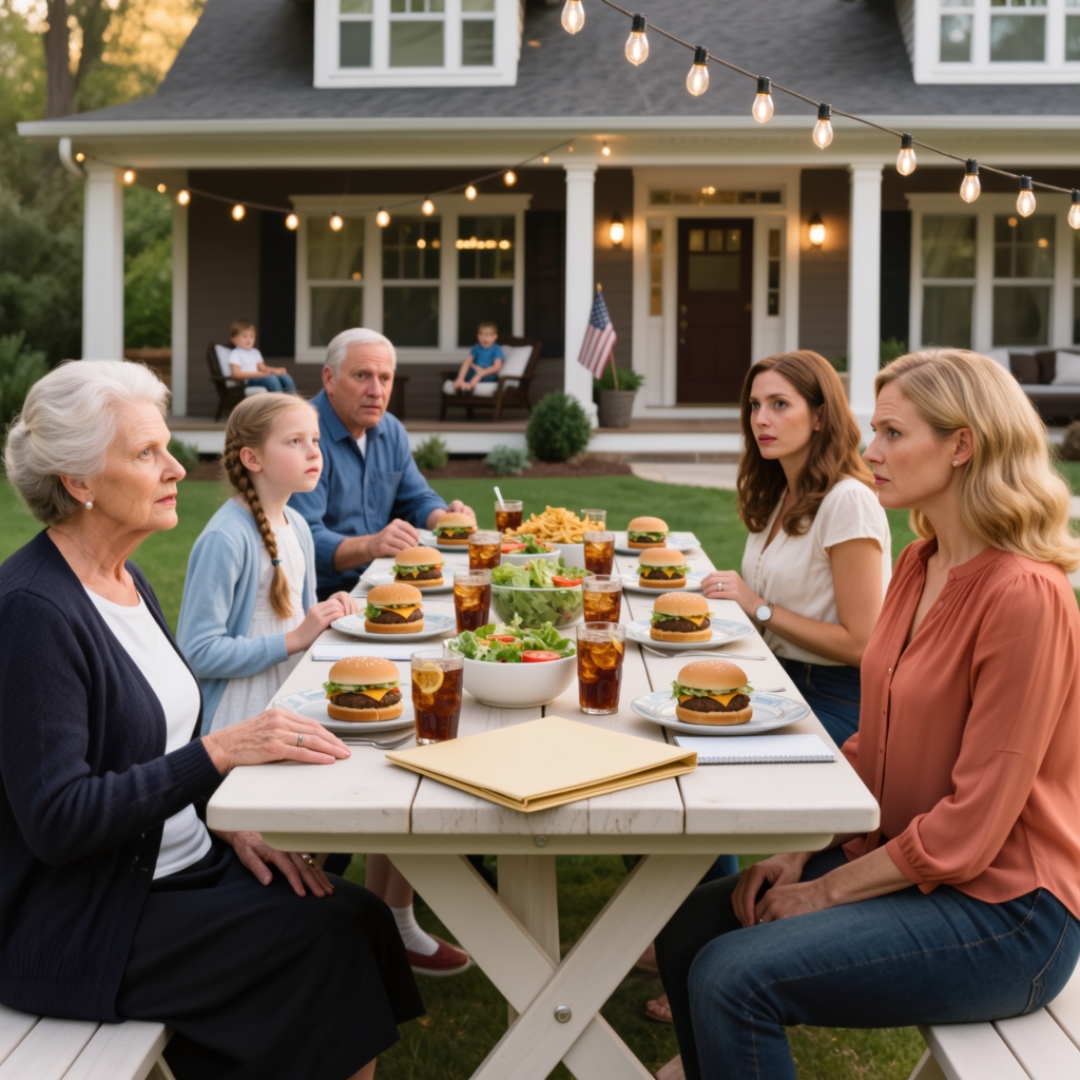 At the family reunion, my sister looked at my 11-year-old daughter and said, “She’s always been slow.” My little girl lowered her eyes like she had heard that word one too many times. The room went quiet, but no one defended her. Then my grandmother set down her fork and asked, “Slow compared to whom?” My sister laughed. Grandma didn’t. She looked straight at her and said, “That child is two years ahead in school — and she’s the only one I trusted enough to put in my will.”