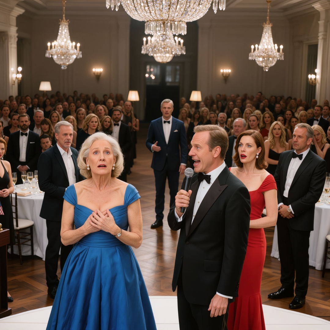 At his charity gala, my son made me the joke item in the auction and opened the bidding at $2. People laughed like humiliating his own mother was part of the entertainment. Then a man in the back of the ballroom stood up, buttoned his jacket, and said, “Two million.” The laughter died instantly, and my son’s smile disappeared before the auctioneer could even repeat the number.