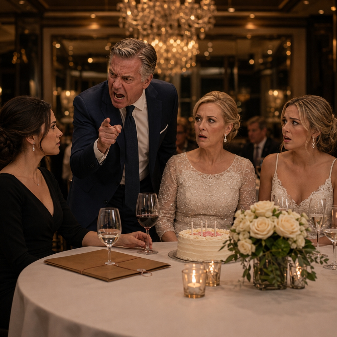 “You’ll always come second to your sister,” my father shouted at my mother’s birthday dinner. He said it loud enough for the whole table to hear, never once thinking about whose name was on the lease. I just smiled, set down my glass, and said, “Then let’s see who comes second when the rent is due.”
