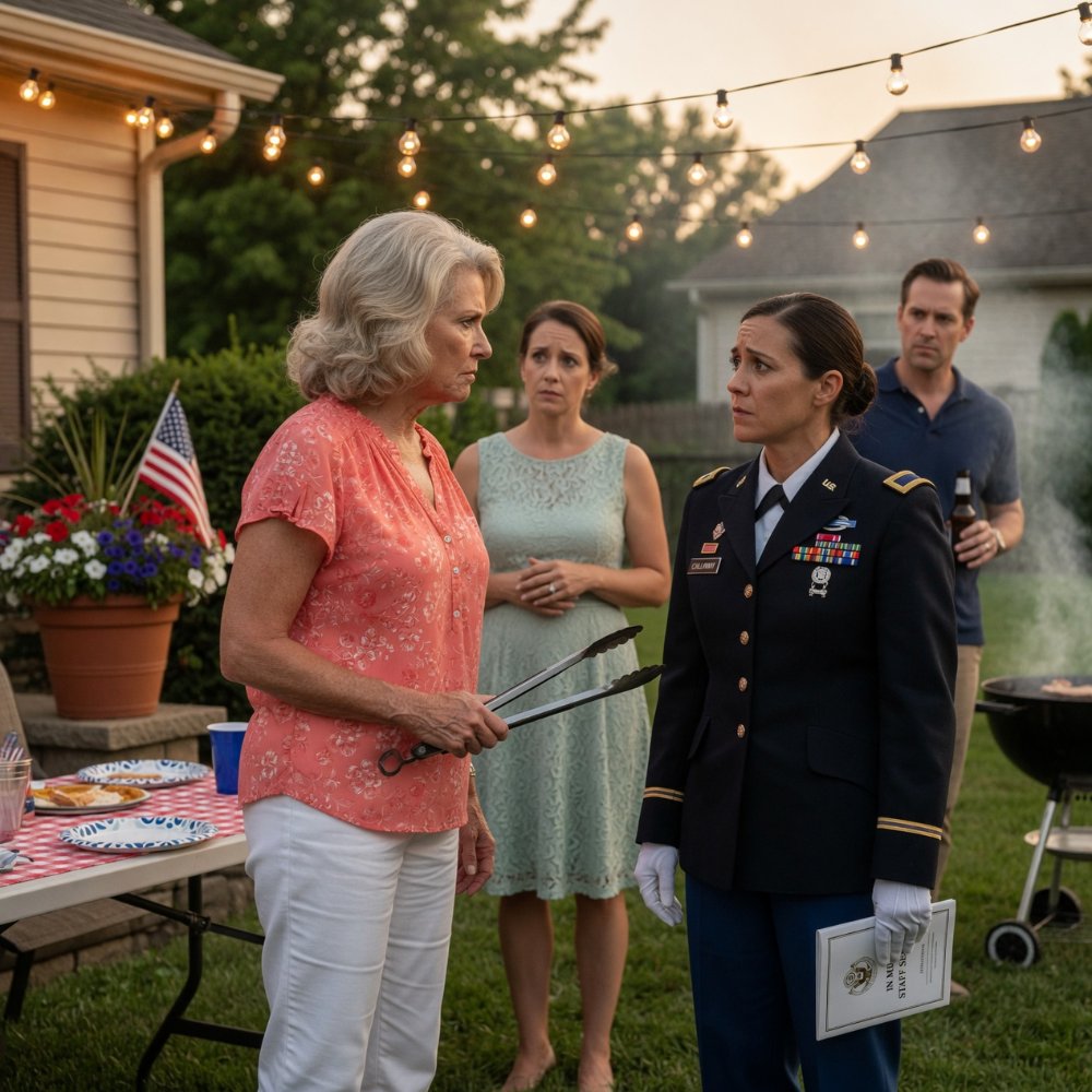 LA-“Take that uniform off or leave!” my mother yelled at me during my sister’s party. I quietly walked out. Two weeks later, my sister learned where I was headed next… and collapsed in tears.