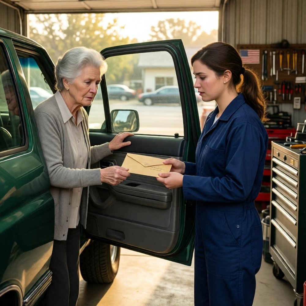 LA-My husband’s old pickup truck was our story. When it disappeared, my son said, “My wife wanted a new SUV. I traded it.” My heart sank. Until the dealership called. “Ma’am… we found something behind the glove box. You need to come right now.”